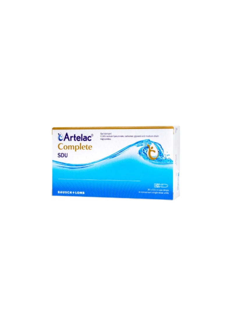 أرتيلاك كومبليت قطرات مرطبة للعين عبوات أحادية الجرعة - 30 قطعة